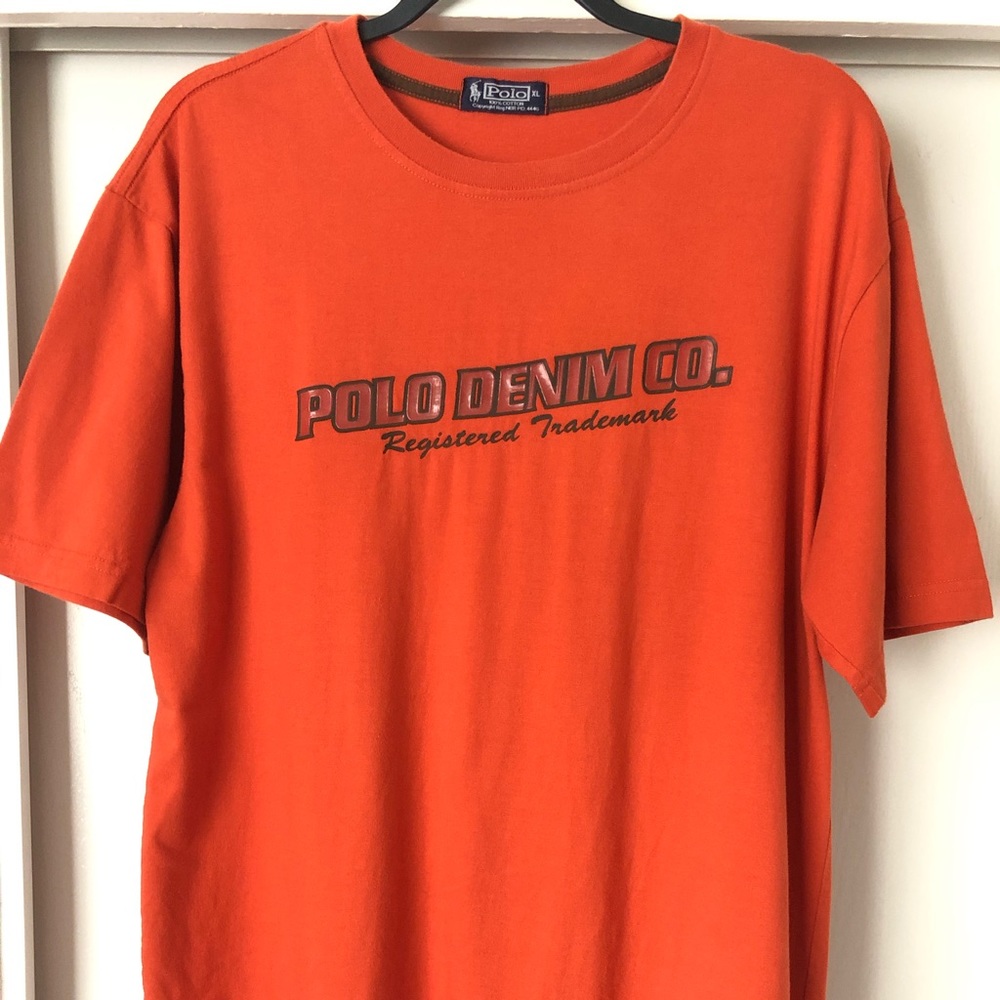 Vintage-POLO JEANS CO Rare Tee Shirt  men’s XL